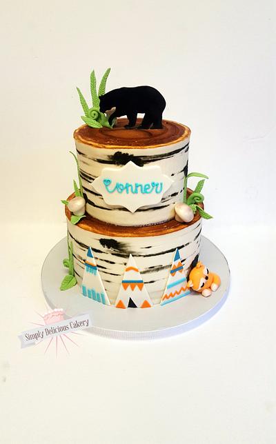 Woodland Babyshower - Cake by Simply Delicious Cakery