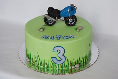 motorbike cake - Cake by m.o.n.i.č.k.a