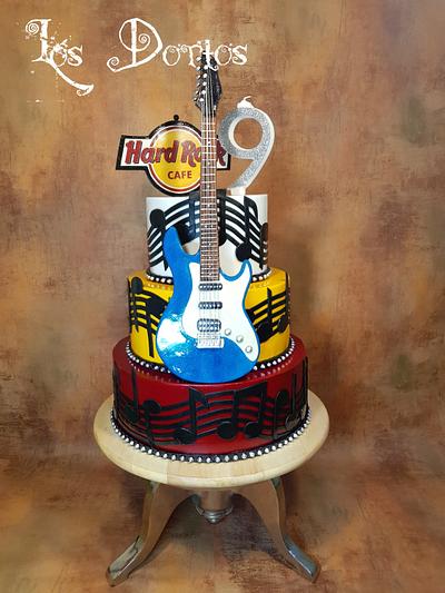 Cake for Hard rock cafe - Cake by Los dortos