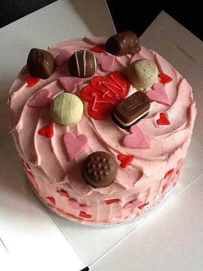 Valentine's day treat - Cake by K Cakes