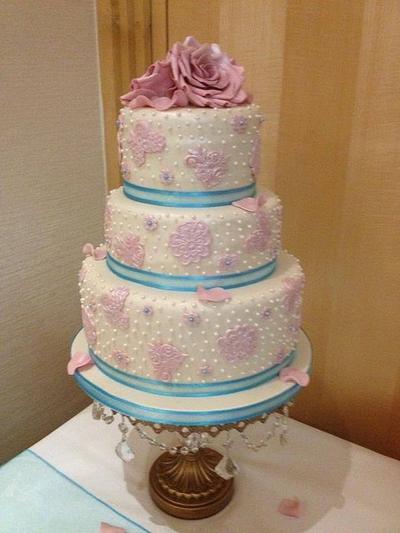 Wedding Cake for my Nephew - Cake by HeatherAsling