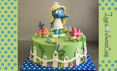 Smurfette Cake - Cake by Laura Dachman