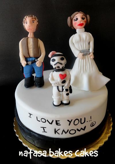 Star wars wedding anniversary cake - Cake by natasa bakes cakes