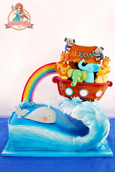 Gravity Defying Noah Ark - Cake by SweetLin