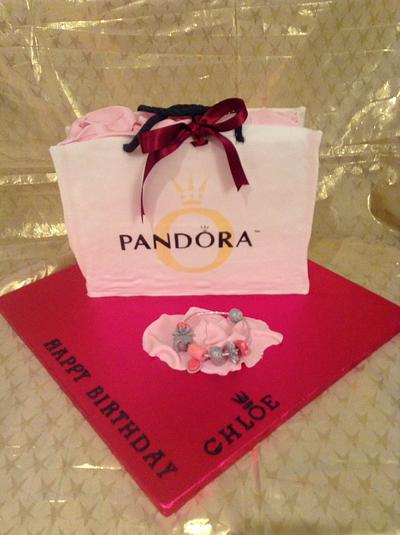 Pandora bag and bracelet - Cake by For goodness cake barlick 