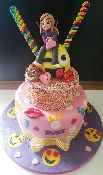 Emoji cake - Cake by Ashlei Samuels