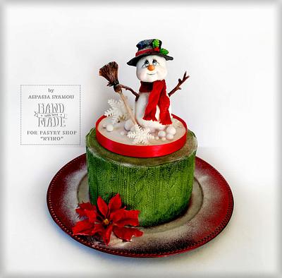 "Snowman Cake" - Cake by Aspasia Stamou