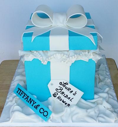 TIFFANY INSPIRED BRIDAL SHOWER CAKE - Cake by Enza - Sweet-E