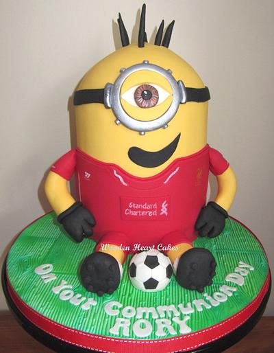 Liverpool Minion! - Cake by Wooden Heart Cakes