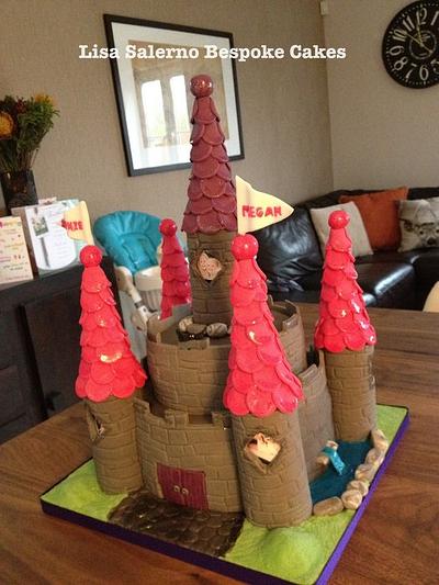 Halloween birthday castle cake !  - Cake by Lisa Salerno 
