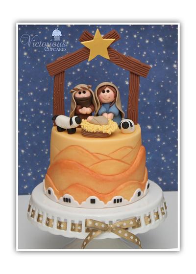 Christmas Nativity Cake - Cake by Victorious Cupcakes