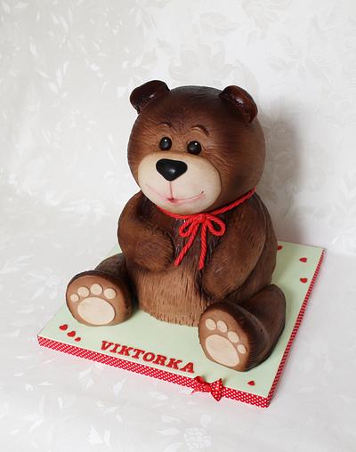 Teddy bear  - Cake by Kateřina Lončáková