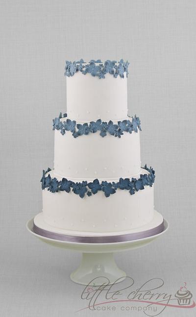 Ombre blue - Cake by Little Cherry