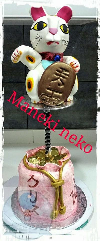 Maneki Neko - Cake by Sonya