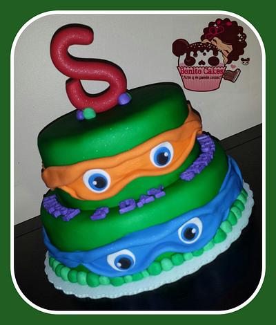 Ninja Turtle Cake - Cake by Bonito Cakes "Arte q se puede comer"