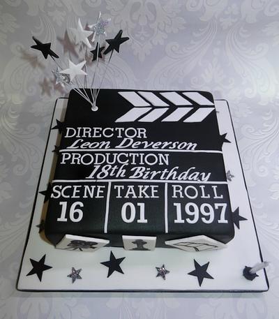 Clapper board cake - Cake by That Cake Lady