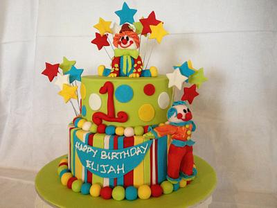 CLOWNS FOR CIRCUS THEME - Cake by Dell Khalil