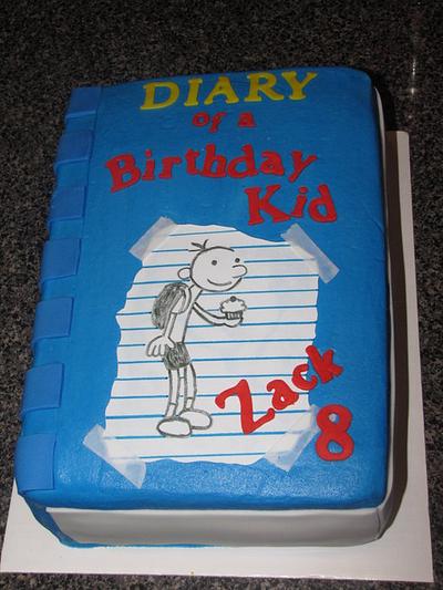 Diary of a Birthday Kid  - Cake by Deborah
