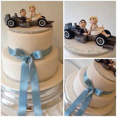 Formula One Wedding Cake - Cake by Tickety Boo Cakes