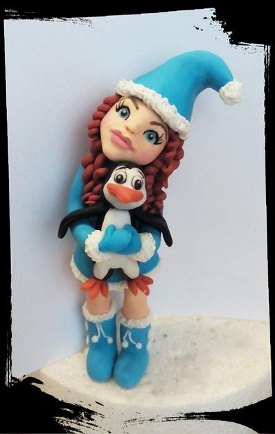 My winter girl... - Cake by Petra