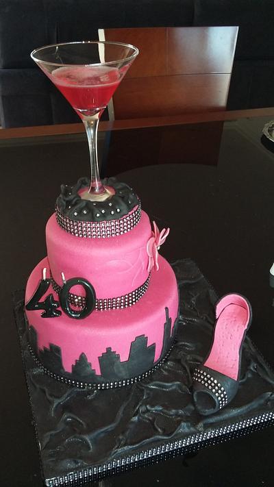 Sex and City - Cake by The Bistro Cake Designer