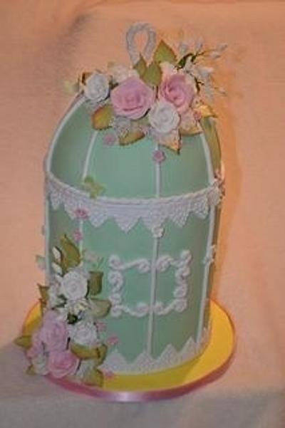 Birdscage Cake - Cake by Ladybirdscakes