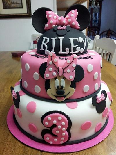 Minnie Mouse Birthday Cake - Cake by Peggy