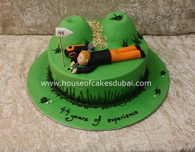 Golfer cake - Cake by The House of Cakes Dubai