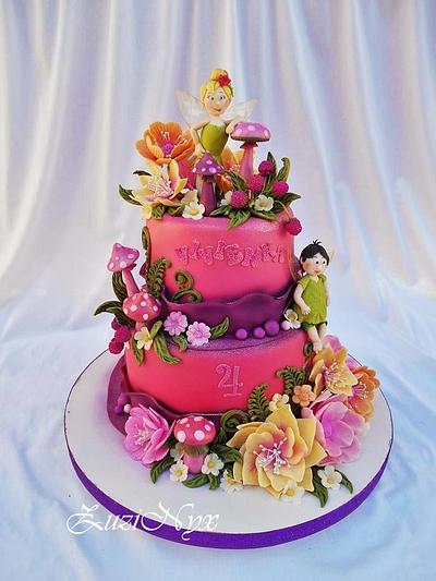 Tinker Bell - Cake by ZuziNyx