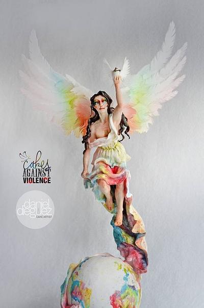 "Liberty Raising Peace" for Cakes Against Violence Collaboration - Cake by Daniel Diéguez