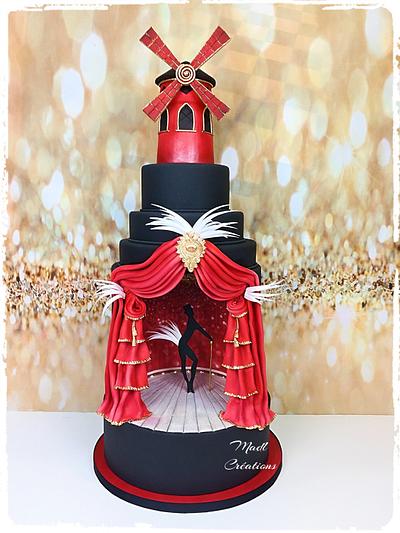 Le moulin rouge cake - Cake by Cindy Sauvage 