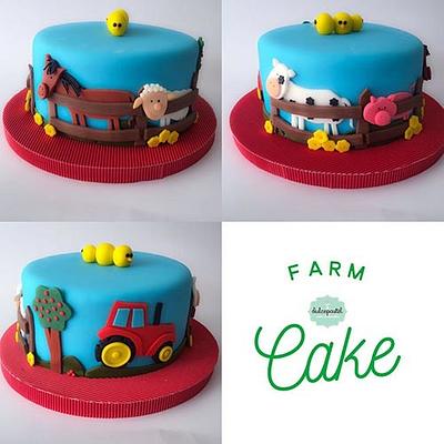 Torta Granja - Farm Cake - Cake by Dulcepastel.com