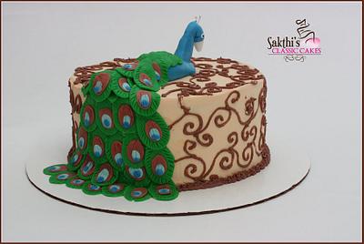 Peacock Cake - Cake by Classic Cakes by Sakthi