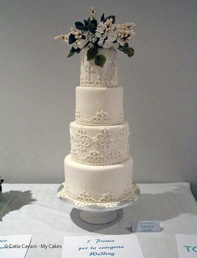 Wedding cake  - Cake by PetalidizuccheroNina