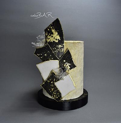 Abstract structure cake - Cake by cakeBAR