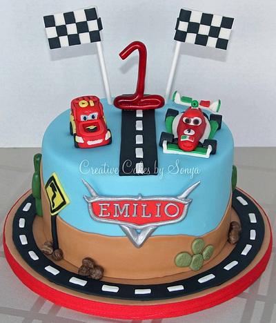 Disney Cars 1st Birthday Cake - Cake by Sonya