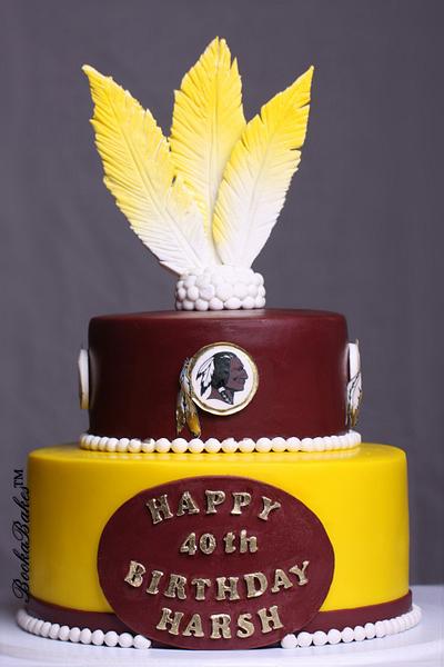 Hail to the Redskins! - Cake by Shanita 