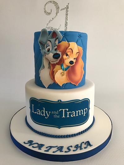 Lady and the Tramp  - Cake by Amanda sargant