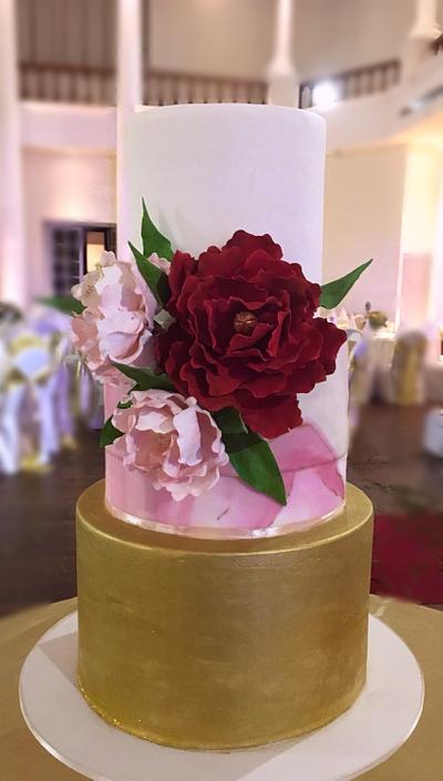 Wedding cake  - Cake by Savyscakes