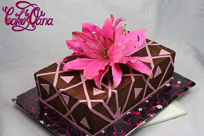 geometry meets lilly - Cake by cakesbyoana