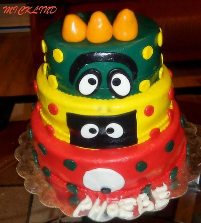 A YO GABA GABA BIRTHDAY CAKE - Cake by Linda