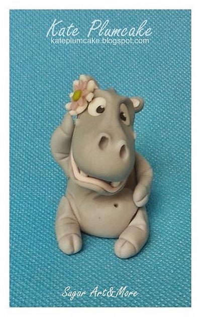 Happy hippo! - Cake by Kate Plumcake
