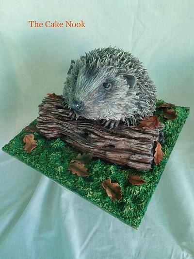 Hedgehog cake. (Animal rights collaboration) - Cake by Zoe White