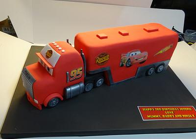 Mack the truck from Disney Cars. - Cake by MarksCakes