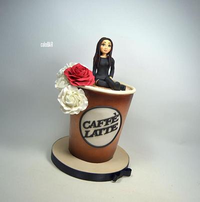 café latté - Cake by cakeBAR