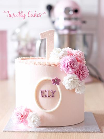 Carnations Cake  - Cake by Sweetly Cakes 
