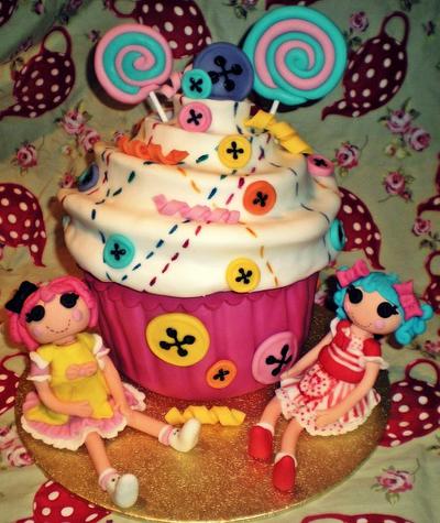 La La Loopsy giant cupcake  - Cake by Time for Tiffin 