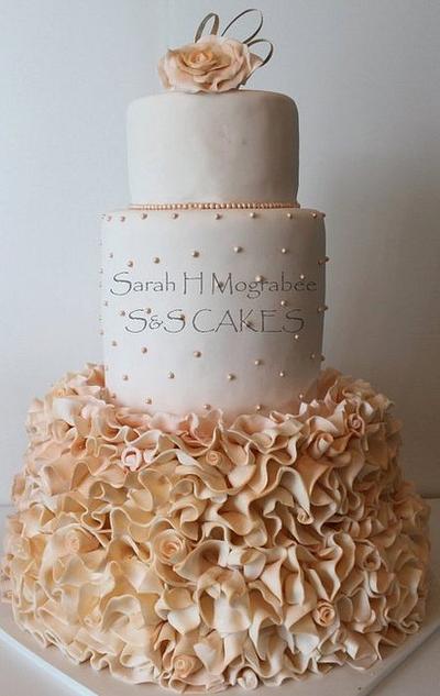 ruffles - Cake by Sarah H Mograbee