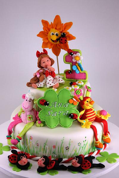 Ana Sara, the first anniversary - Cake by Viorica Dinu