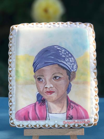 African girl - Cake by Maria